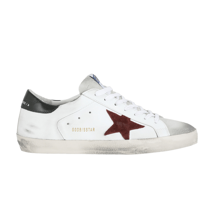 Golden Goose Superstar White Bordeaux Culture Circle
