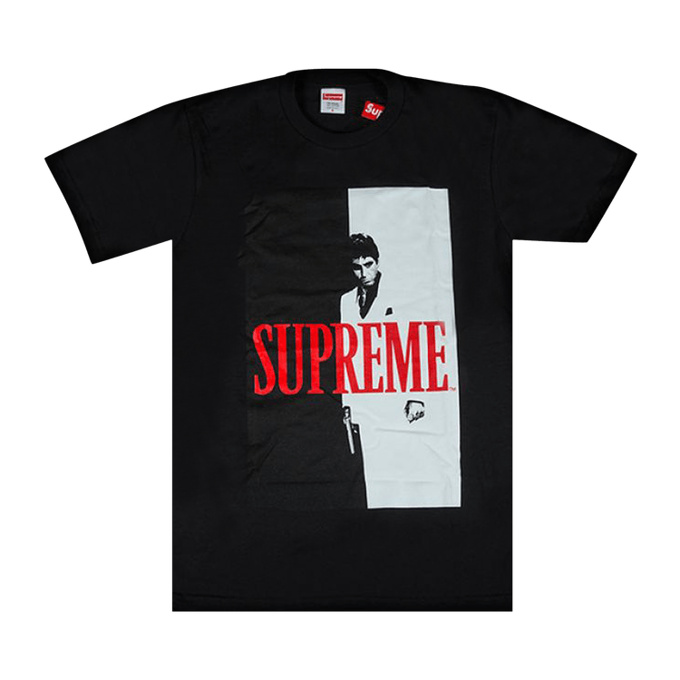 Supreme Classic Logo Tee 'Black' | GOAT