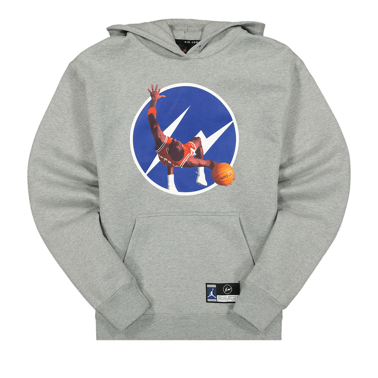 air jordan x fragment design fleece pullover hoody