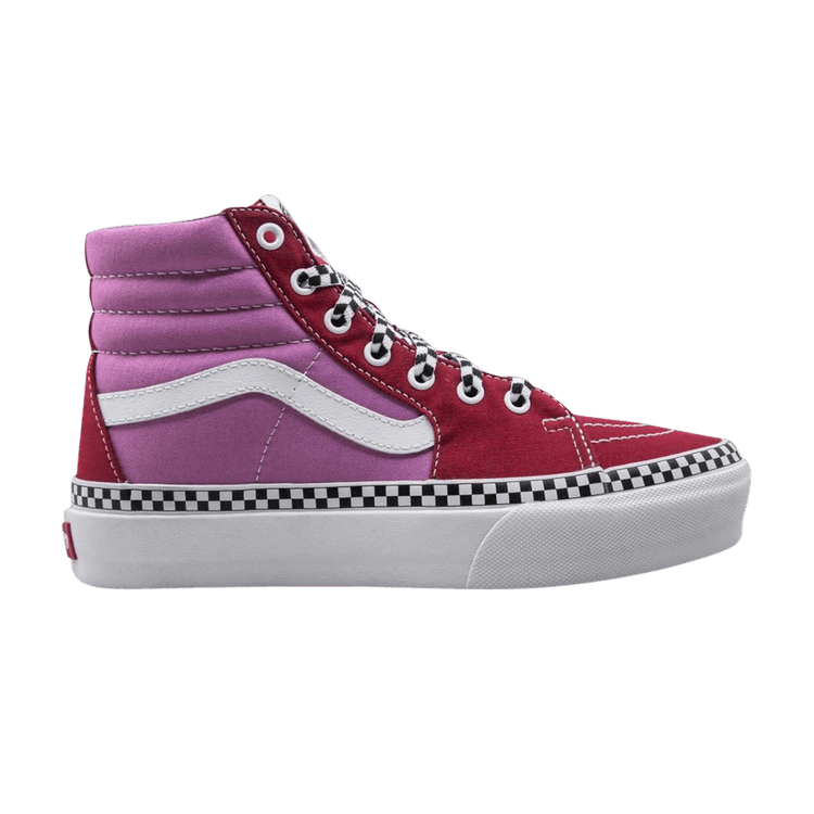 Sk8-Hi Platform 2 '2 Tone Heart - Chili Pepper Fuchsia Pink'