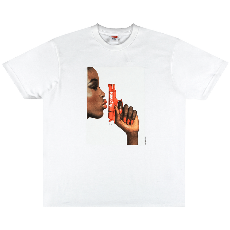 Buy Supreme Water Pistol Tee 'White' - SS21T13 WHITE | GOAT CA