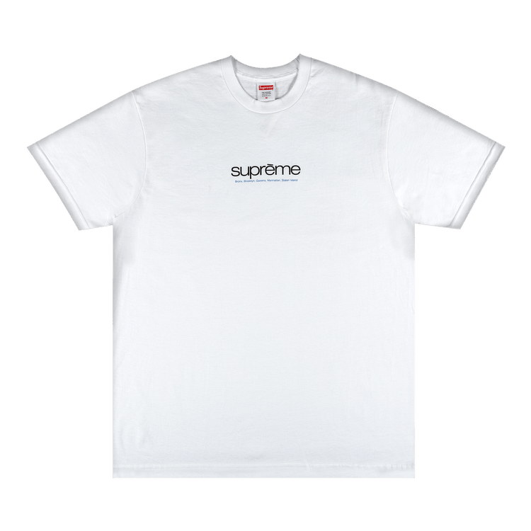 Supreme Five Boroughs Tee Black Men's - SS21 - US