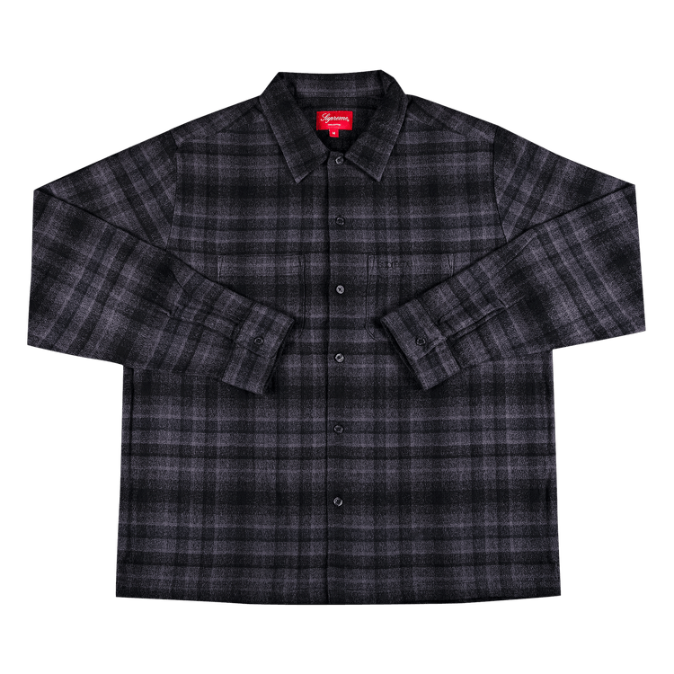 Buy Supreme Plaid Flannel Shirt 'Black' - SS21S39 BLACK | GOAT UK