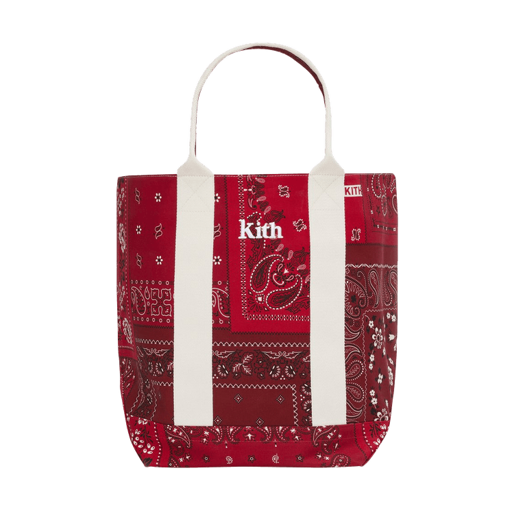 Buy Kith Bandana Tote Bag 'Pyre' - KH4046 110 | GOAT