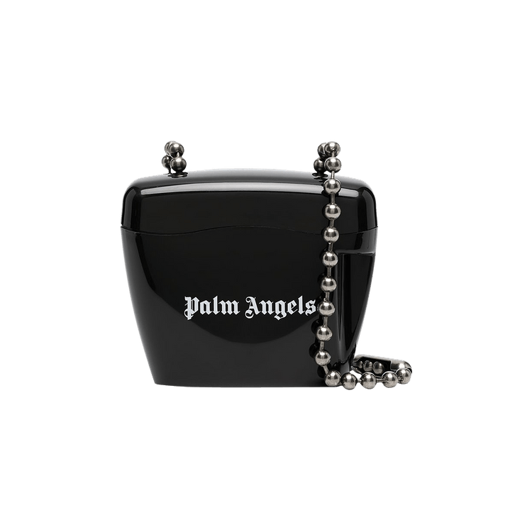 Buy Palm Angels Mini Padlock Bag Black White