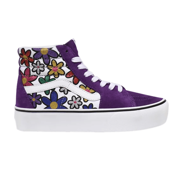 Sk8-Hi Platform 2 'Glitter Daisies'