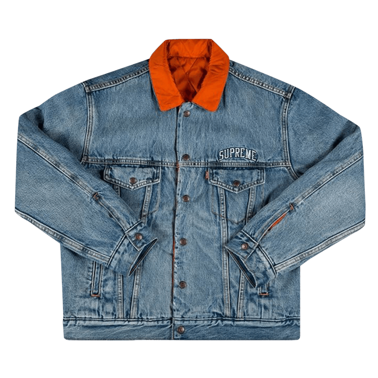 Levi's Quilted Reversible Trucker Jacket   fall winter    Supreme