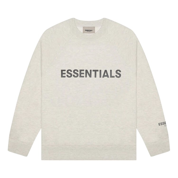 Buy Fear of God Essentials Crewneck Sweatshirt 'Oatmeal' - 0192 25050 ...