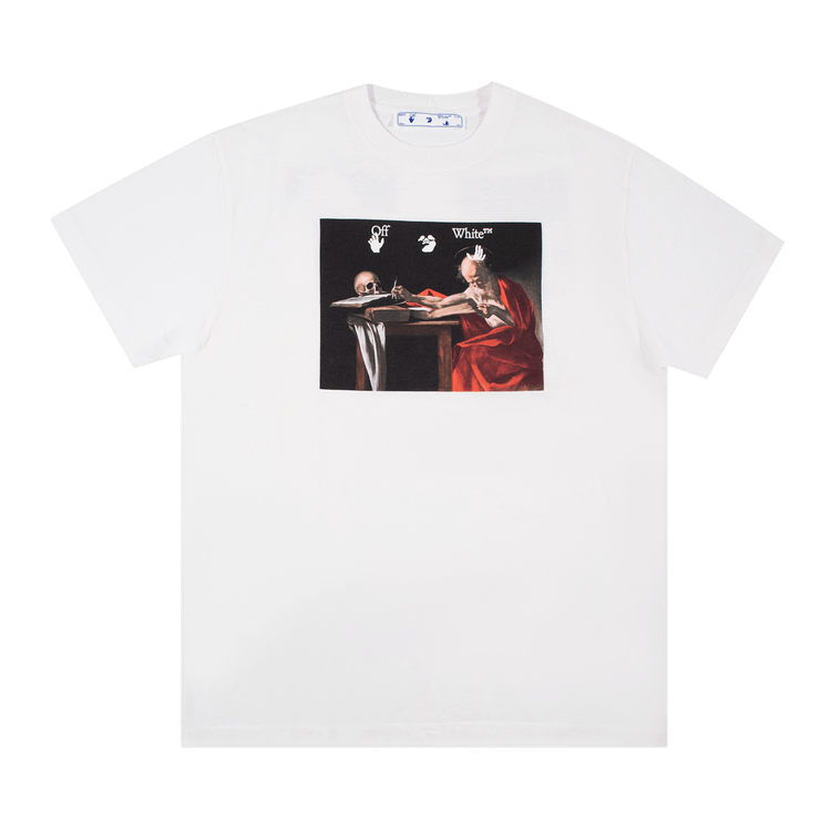 Buy Off-White Caravaggio Over Tee 'White' - OMAA038R21JER0030125 | GOAT