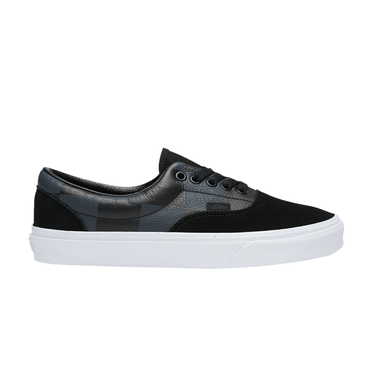 Era 'Leather Suede Check - Black'