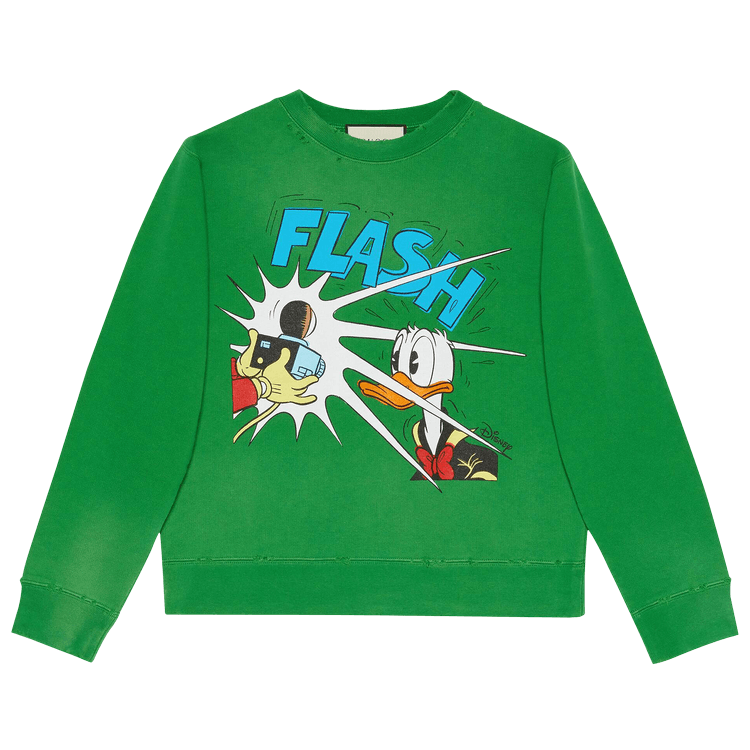 Gucci x Disney Donald Duck Sweatshirt Green/Multi