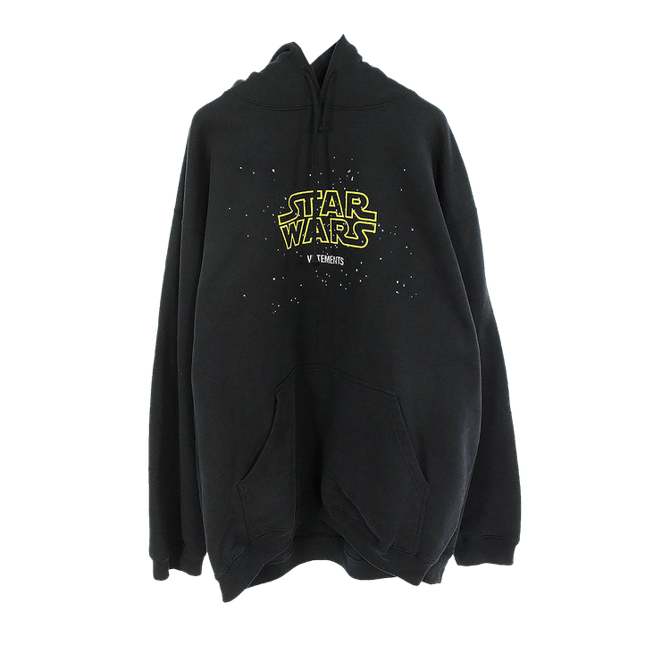 Buy Vetements x Star Wars Logo Episode Hoodie 'Black/Multicolor