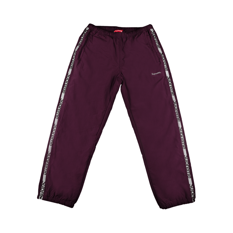 Buy Supreme Reflective Zip Track Pant 'Purple' - SS21P24 PURPLE | GOAT