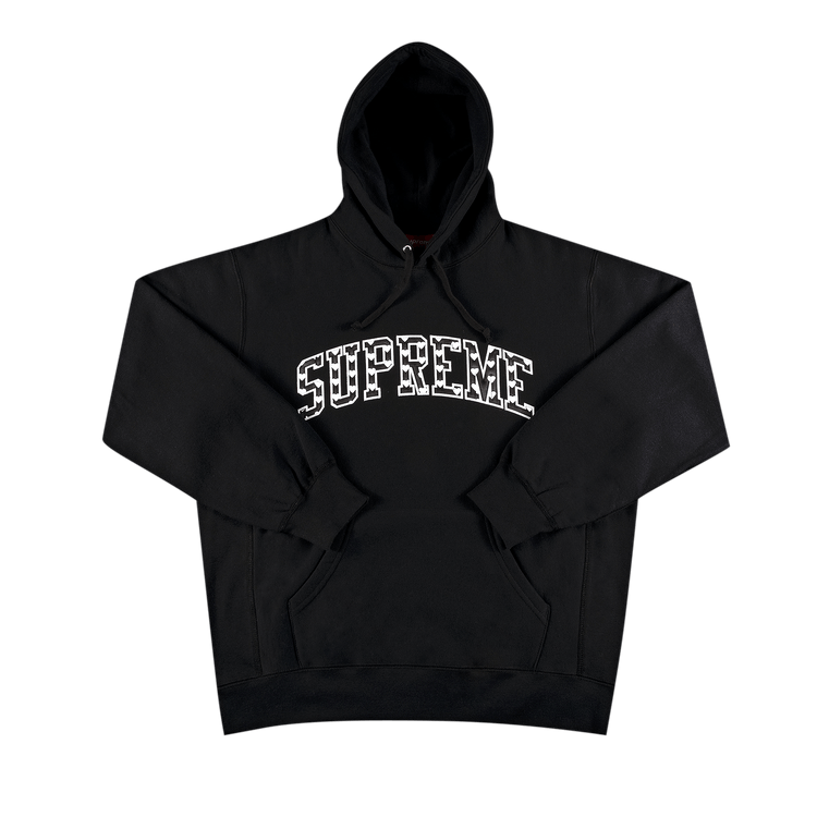 Supreme water arc hooded sweatshirt sales black