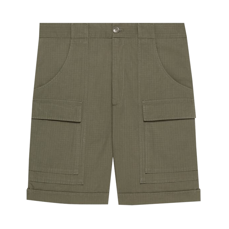 Buy Gucci x The North Face Canvas Shorts 'Military Green' - 643129