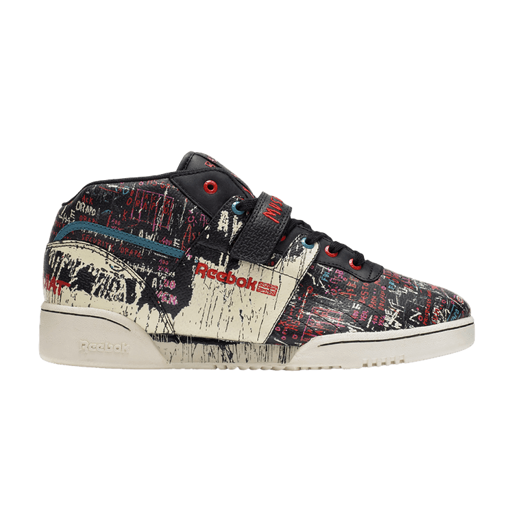 Basquiat x Workout Mid Strap INT 'Black Multi-Color'