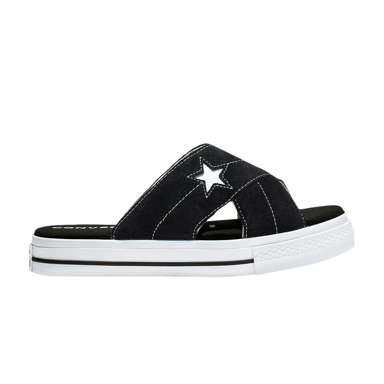 Wmns One Star Sandal Slip 'Black White'