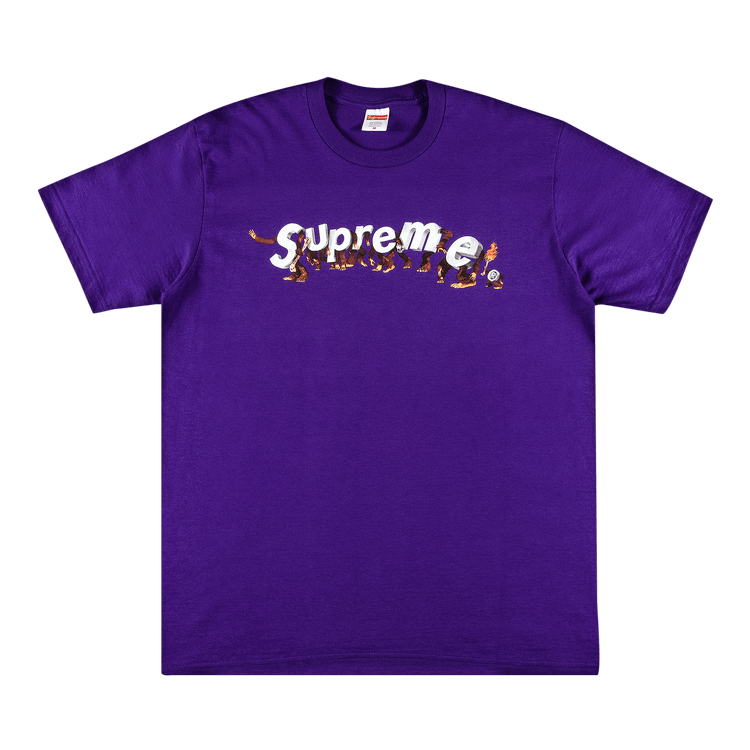 Supreme Apes Tee 'Purple' | GOAT