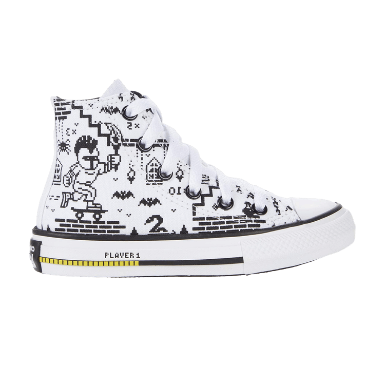 Chuck Taylor All Star High GS 'Gamer Print - White'