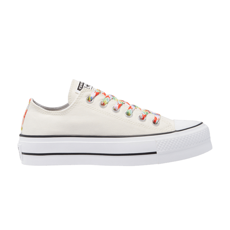 Wmns Chuck Taylor All Star Platform Low 'Floral Print - Egret'