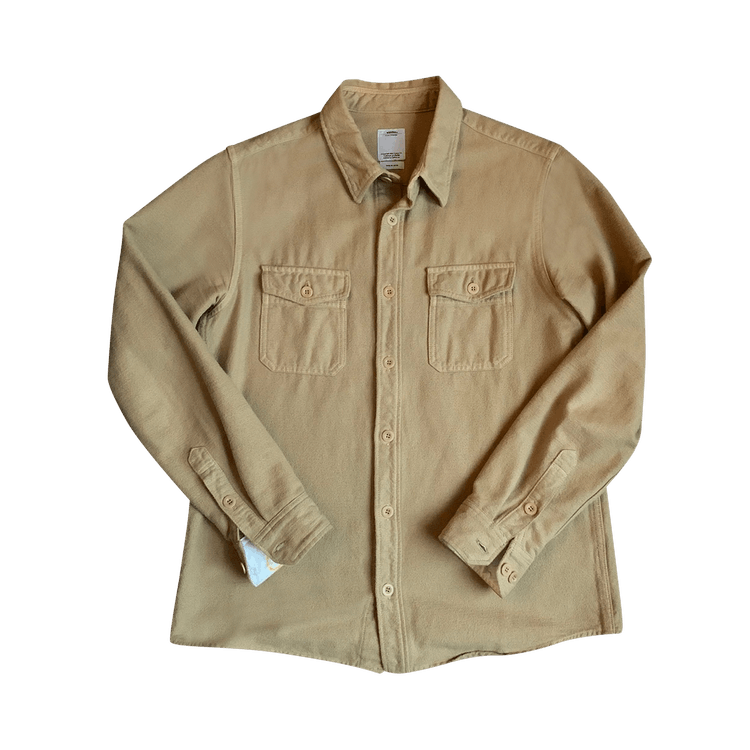 Visvim Black Elk Flannel 'Beige' | GOAT