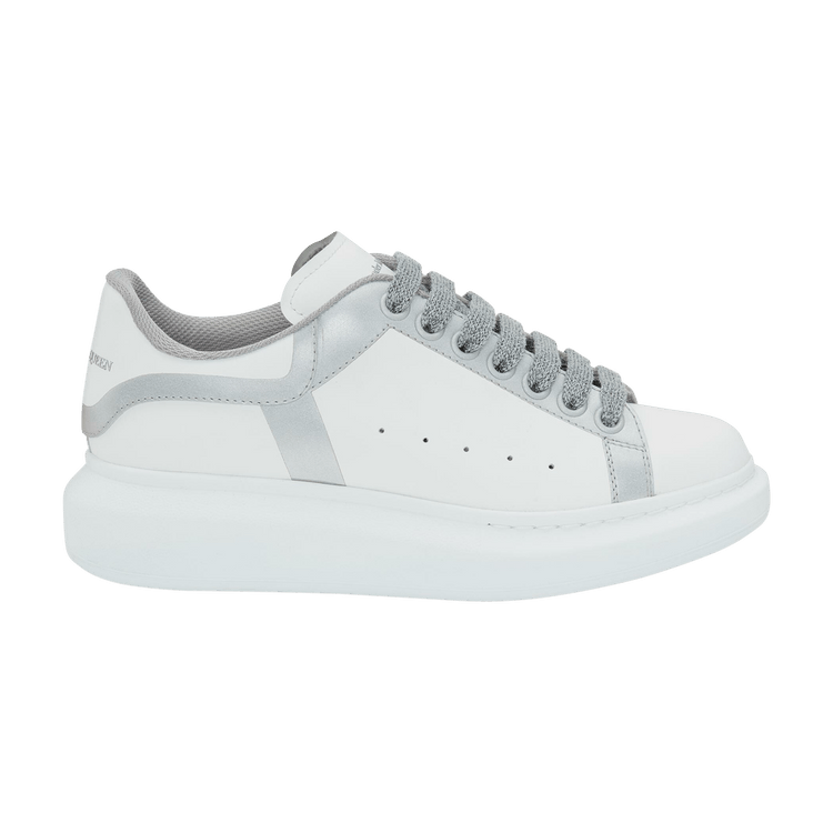 Buy Alexander McQueen Oversized Sneaker 'White Silver' - 657559