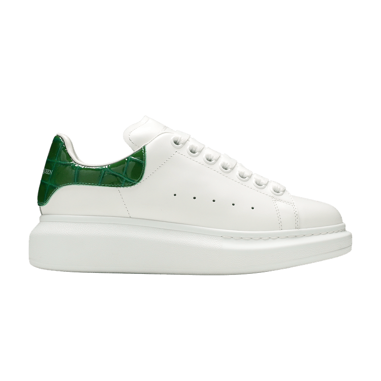 Buy Alexander McQueen Wmns Oversized Sneaker 'White Chrome Green ...