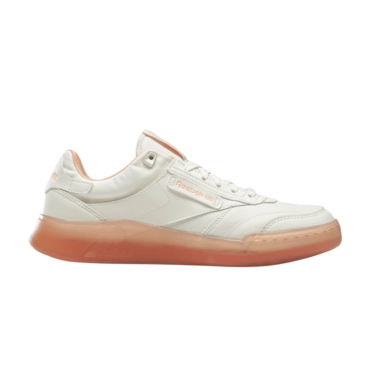 Wmns Club C Legacy 'White Aura Orange'