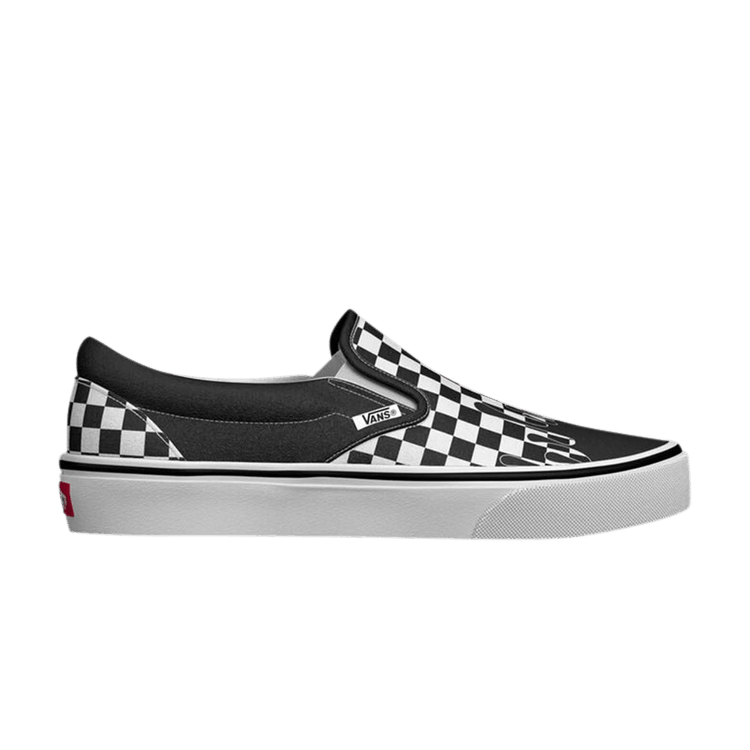 Classic Slip-On 'Paint Drip Checkerboard'