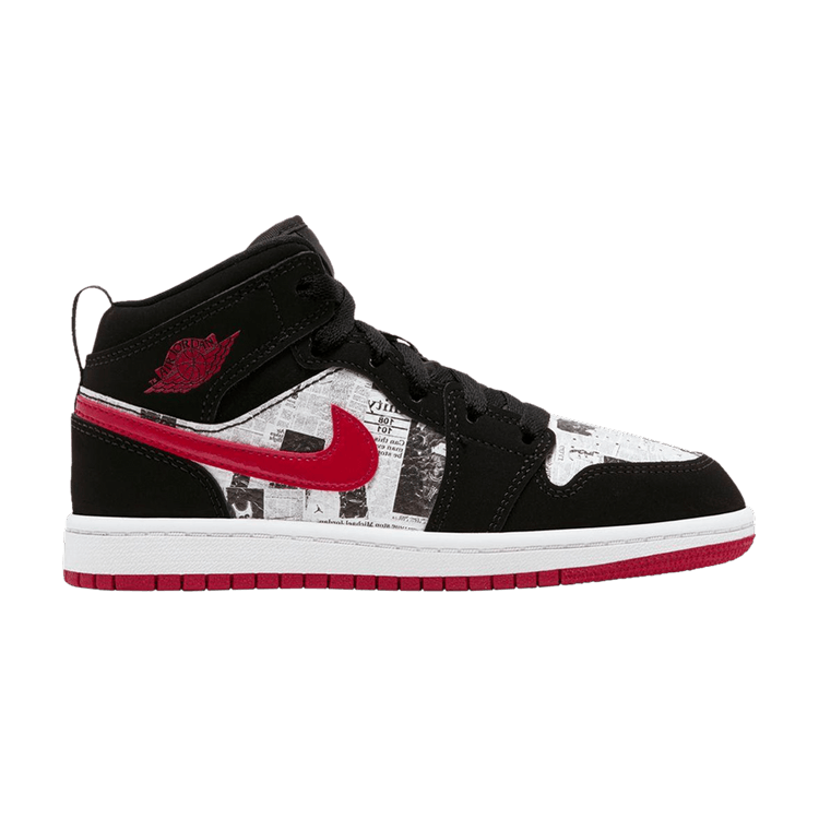 Jordan 1 Mid Newspaper Air Times (PS)