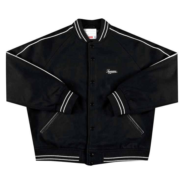 Buy Supreme x Jamie Reid It's All Bollocks Varsity Jacket 'Black