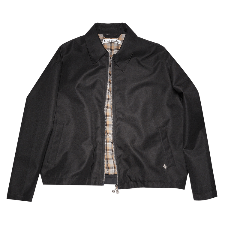 Buy Acne Studios Casual Twill Jacket 'Black' - B90559 GOAT BLAC | GOAT