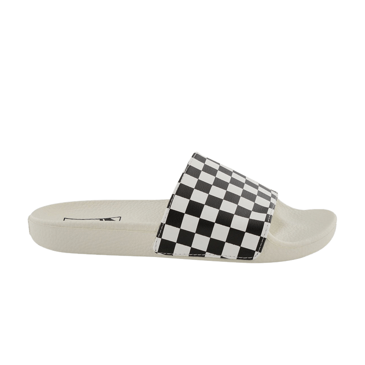 Wmns Slide-On 'Checkboard - Marshmallow Black'