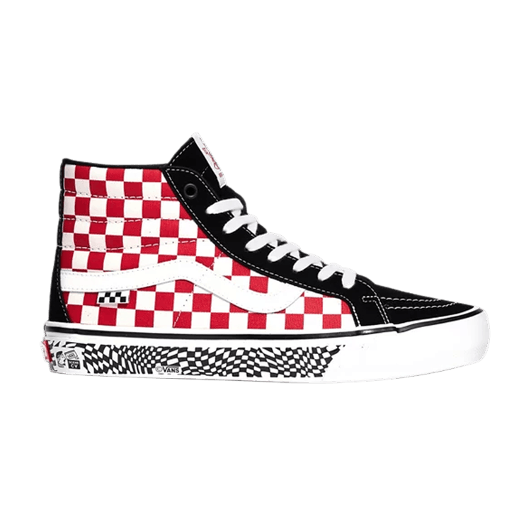 Skate Sk8-Hi Reissue 'Grosso 84 - Red Checkerboard'