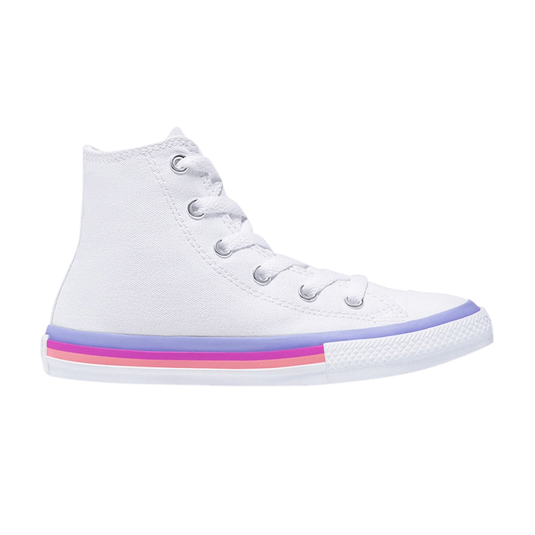 Chuck Taylor All Star High 'Striped Midsole - White Twilight Pulse'