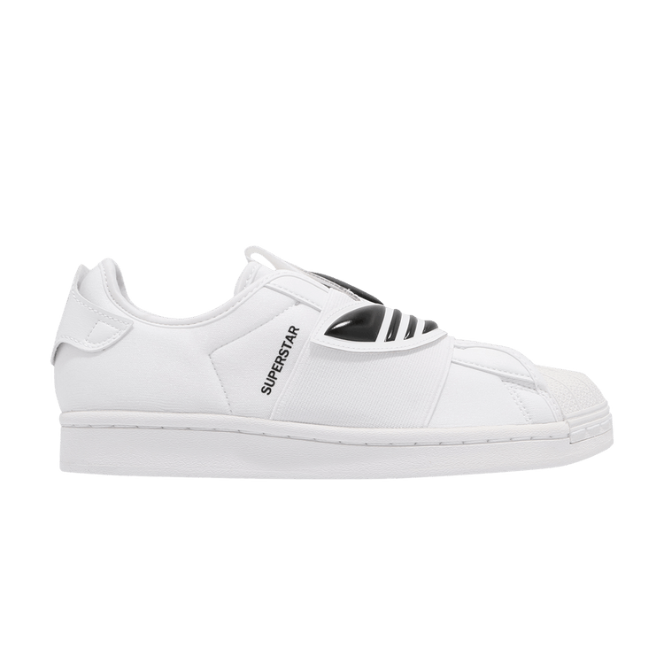 Superstar Slip-On 'Trefoil Band - White Black' | GOAT