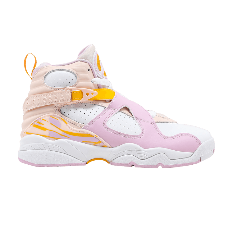 Jordan 8 pink and cheap white