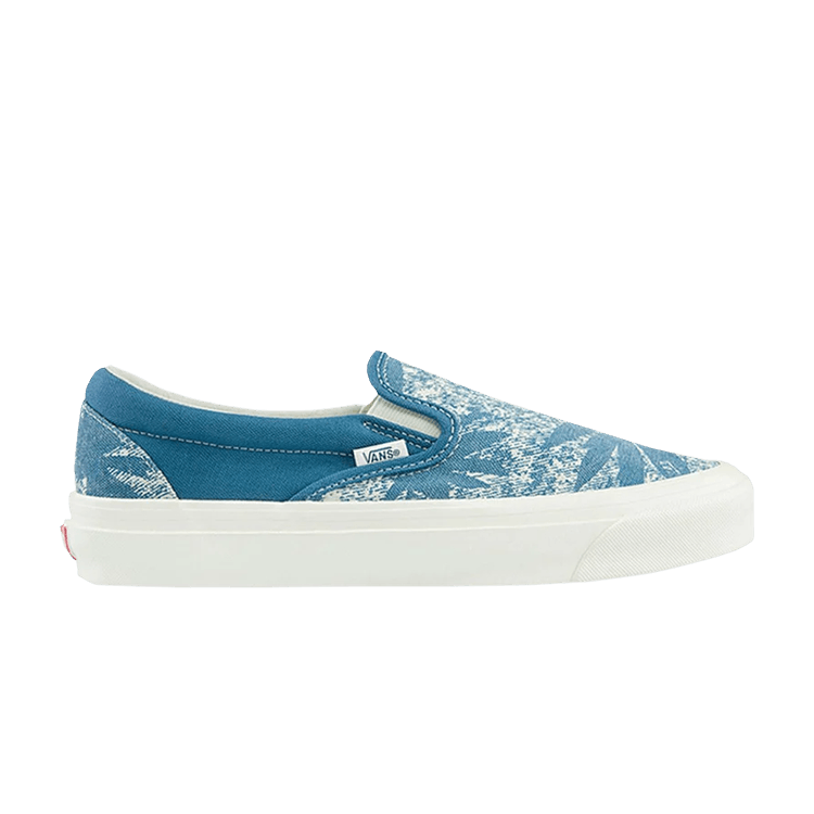 OG Classic Slip-On LX 'Palm Acid Wash Summer Leaf - Navy'