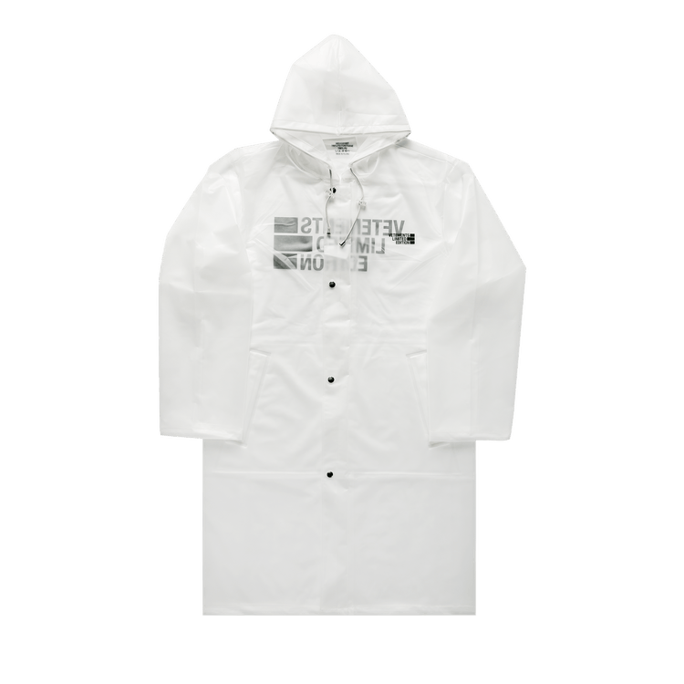 Buy Vetements Big Logo Limited Edition Raincoat Transparent