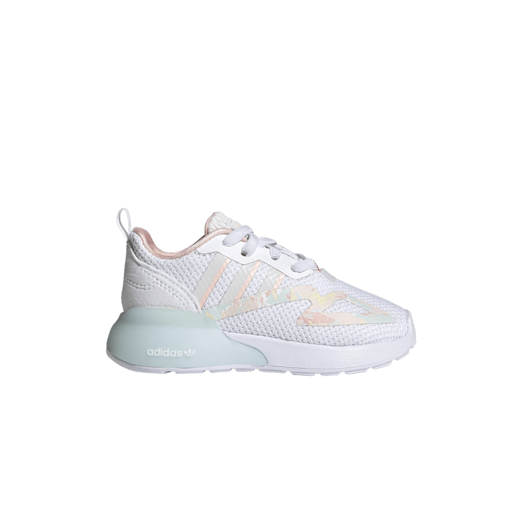 Buy Adidas ZX 2K Infant 'White Haze Coral' - H02367 | GOAT AE