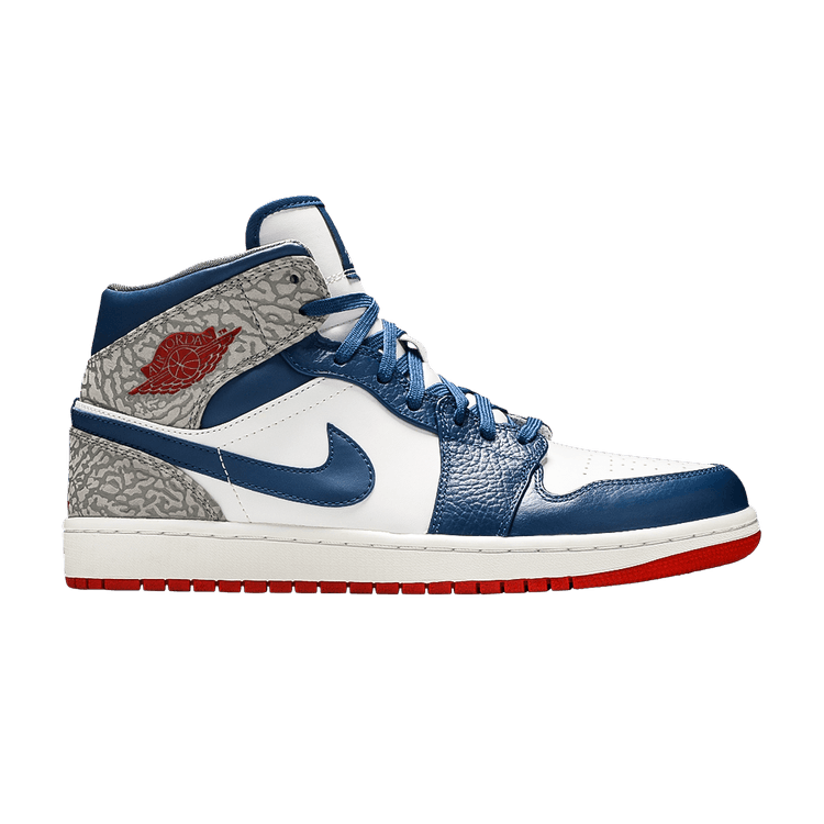 Buy Air Jordan 1 Mid 'True Blue' - 554724 107 | GOAT