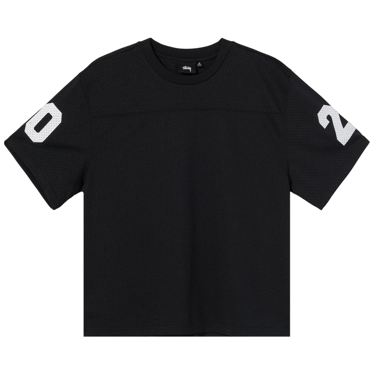 Buy Stussy Mesh Football Jersey 'Black' - 1140253 BLAC | GOAT