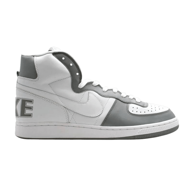 white nike terminator high tops