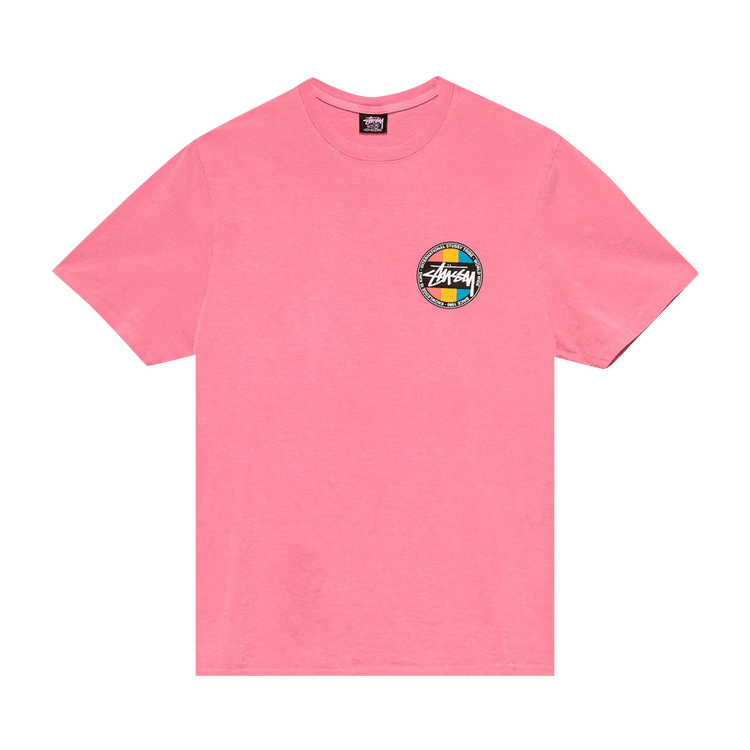 M【在庫あり】アメリカ限定 STUSSY PINK MOTEL PIGMENT DYED TEE Stussy Basic Pigment Dyed T-Shirt - Pink | Flatspot