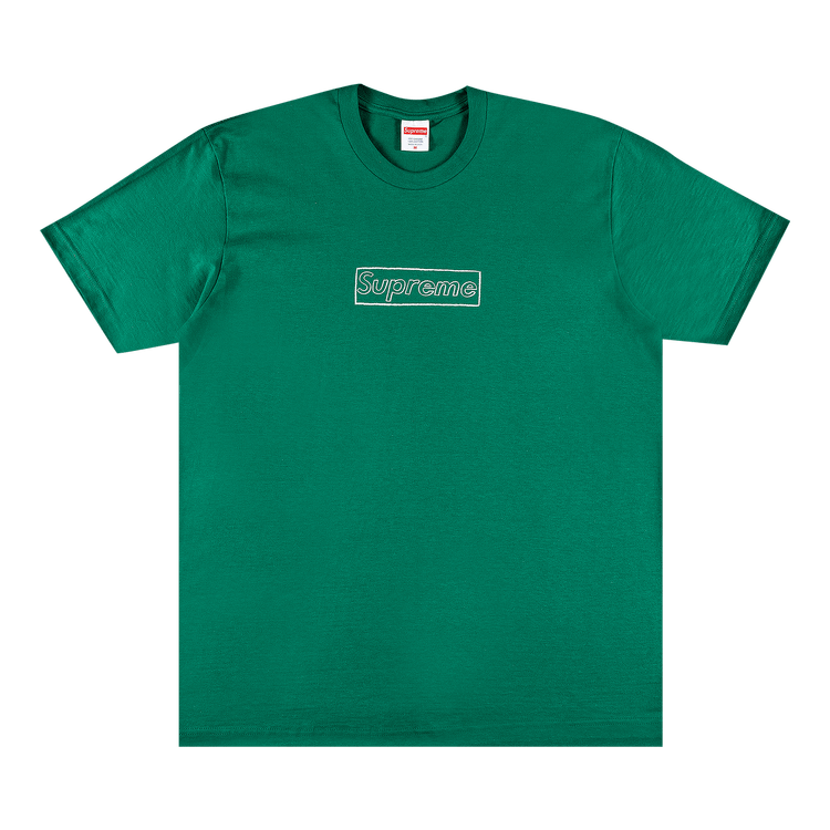 Buy Supreme x KAWS Chalk Logo Tee 'Light Pine' - SS21T7 LIGHT ...