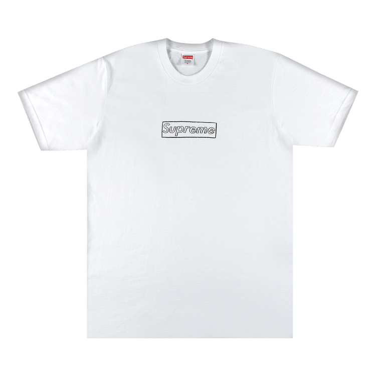 Buy Supreme x KAWS Chalk Logo Tee 'White' - SS21T7 WHITE | GOAT