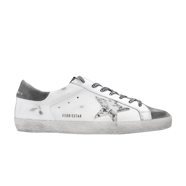 Golden Goose Superstar White Grey Python Culture Circle
