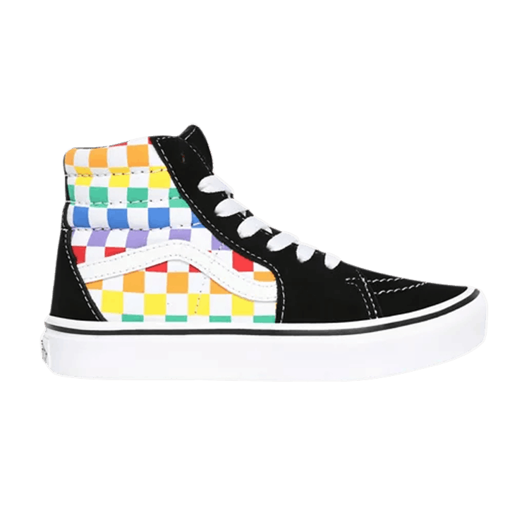 Sk8-Hi ComfyCush Kids 'Rainbow Checkerboard'