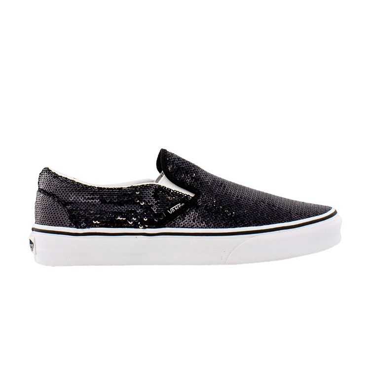 Classic Slip-On 'Micro Sequins - Black'