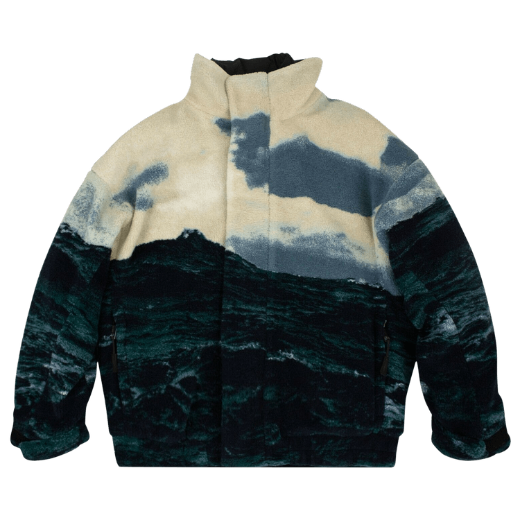 Burberry sea print fleece clearance